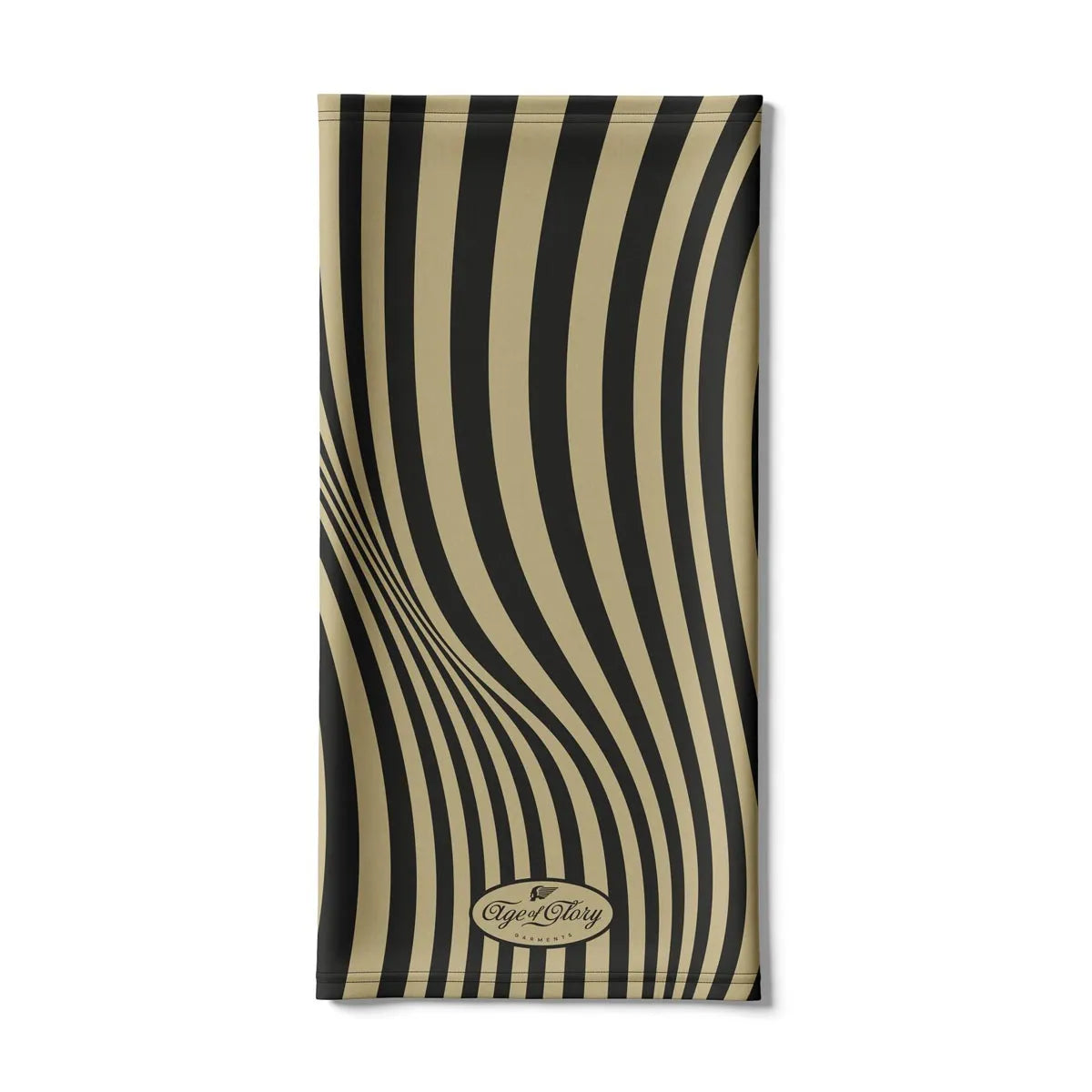 Age of Glory Striped Flag Neck Tube - Black/Gold
