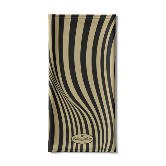Age of Glory Striped Flag Neck Tube - Black/Gold