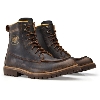 Umberto Luce MG Mens Moto Boots - Brown