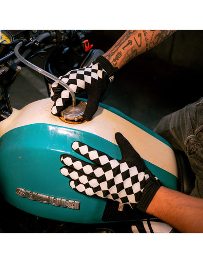 Holyfreedom Bullit Cross Gloves - Black/White