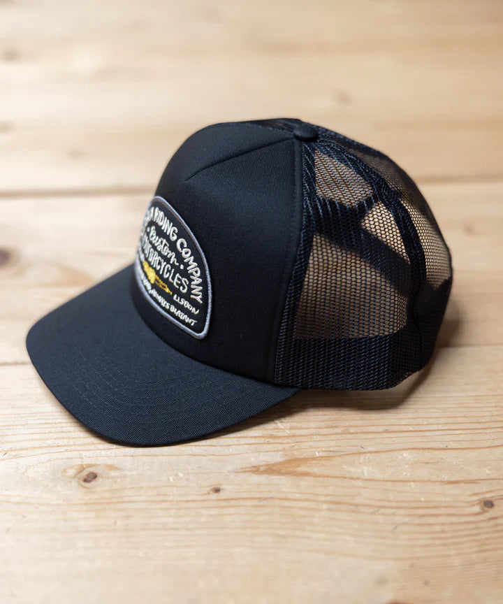 Maria Riding Company Trucker Cap - Black Spark Plug