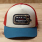 Maria Riding Company Trucker Cap - White Snake