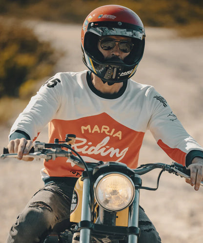Maria Riding Company Racing Sweatshirt - Red Jersey