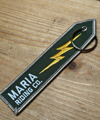 Maria Riding Company Stripe Keyring - Spark
