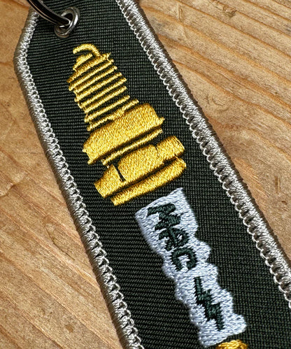 Maria Riding Company Stripe Keyring - Spark