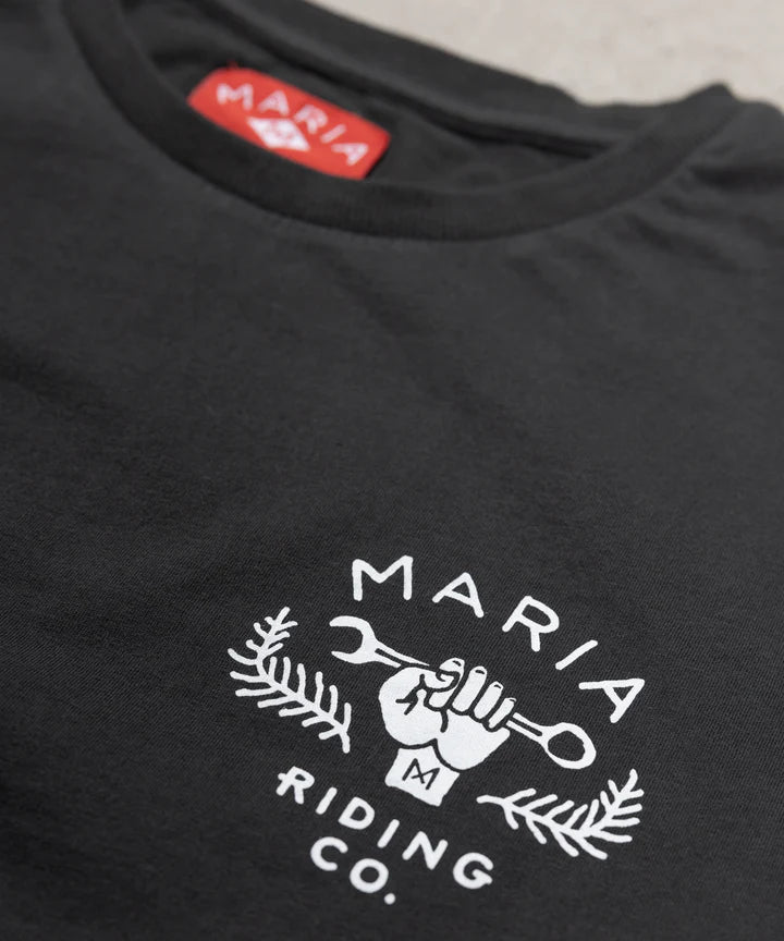 Maria Riding Company T-shirt - Pussy Builder Dark Grey