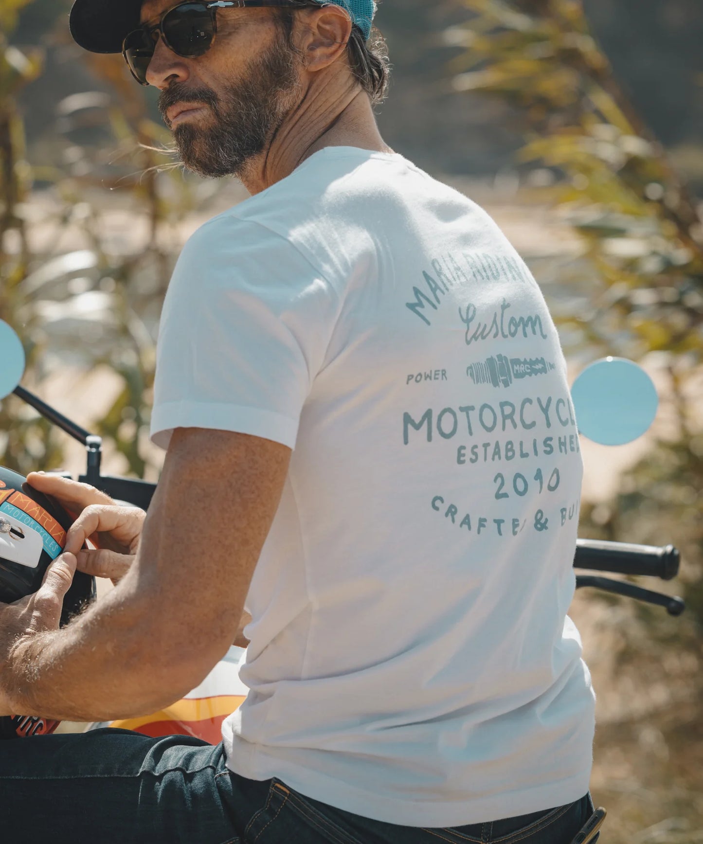 Maria Riding Company T-shirt - Handcrafted White