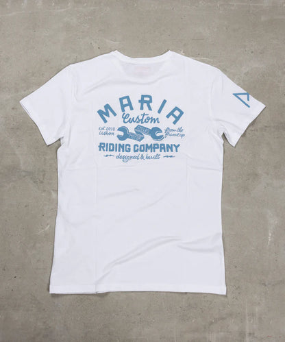 Maria Riding Company T-shirt - Wrench White