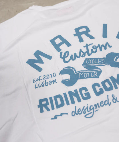 Maria Riding Company T-shirt - Wrench White