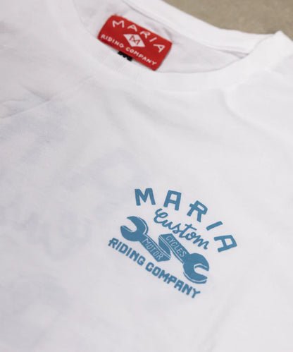 Maria Riding Company T-shirt - Wrench White