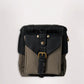 Goldtop Canvas & Leather Small Tank Bag - Slate Grey/Black