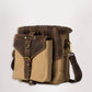 Goldtop Canvas & Leather Small Tank Bag - Sahara/Tobacco