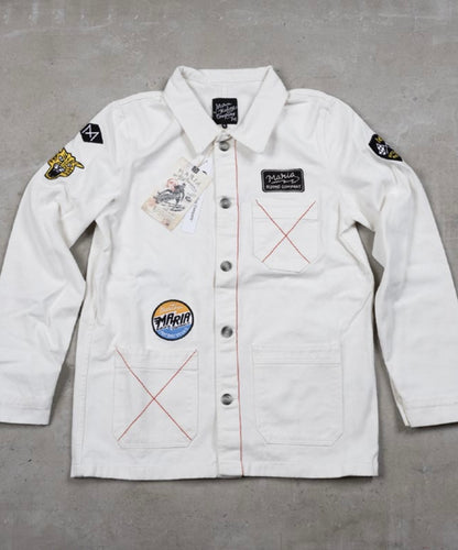 Maria Riding Company Work Jacket - White