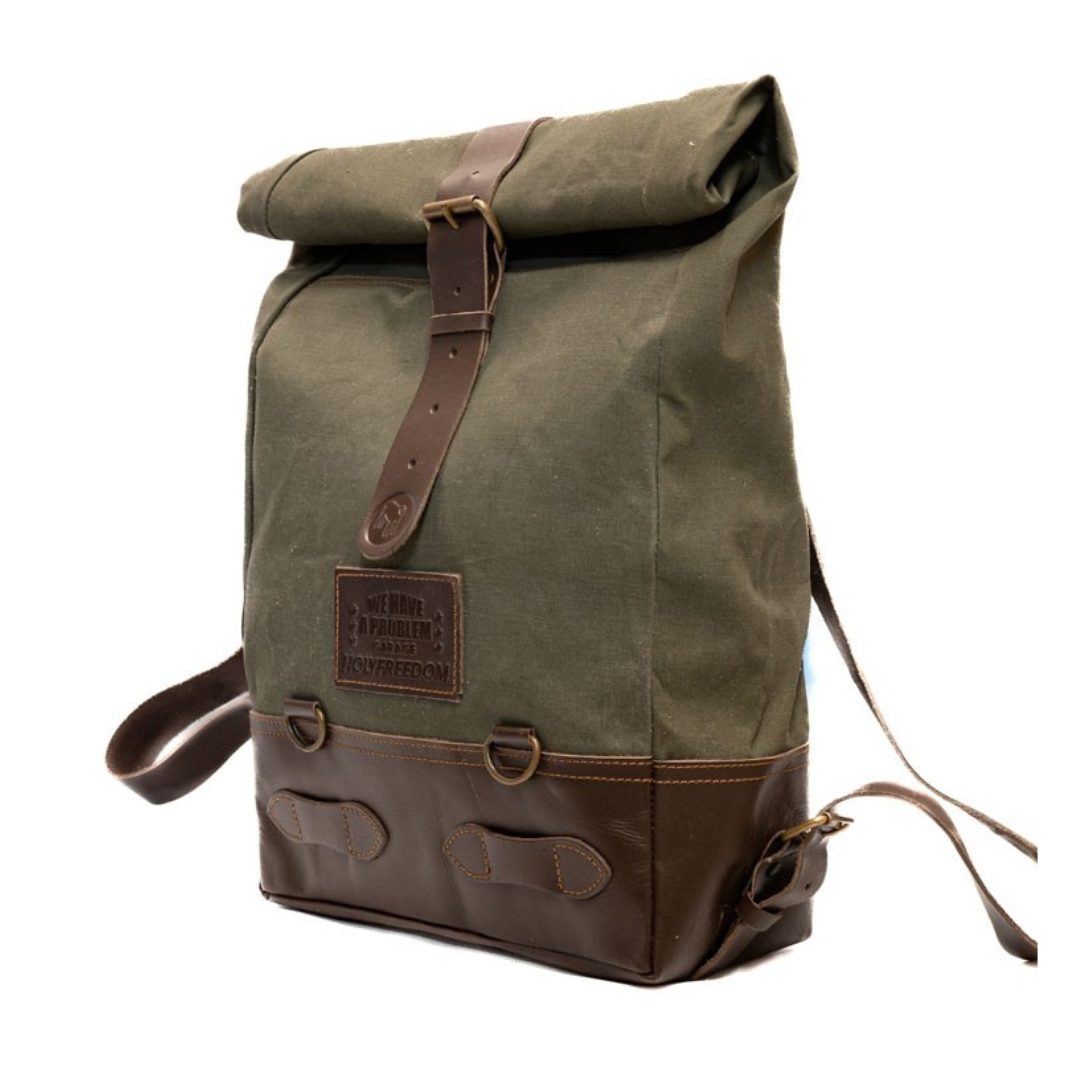 Holyfreedom Roll-Top Backpack - Green