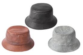 Degner CP-27 Leather Bucket Hat
