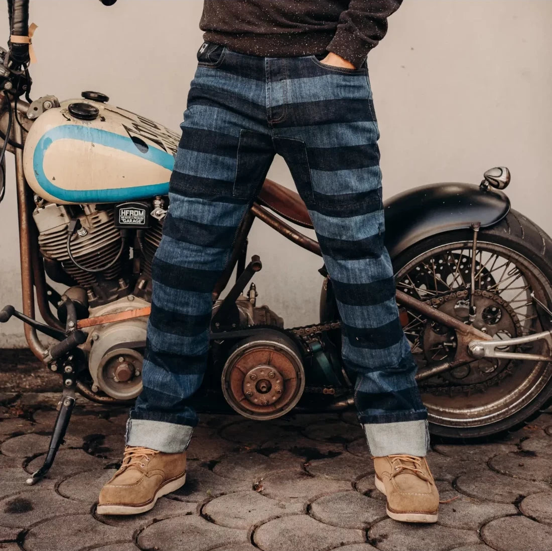 Holyfreedom Kuckle Navy Jeans