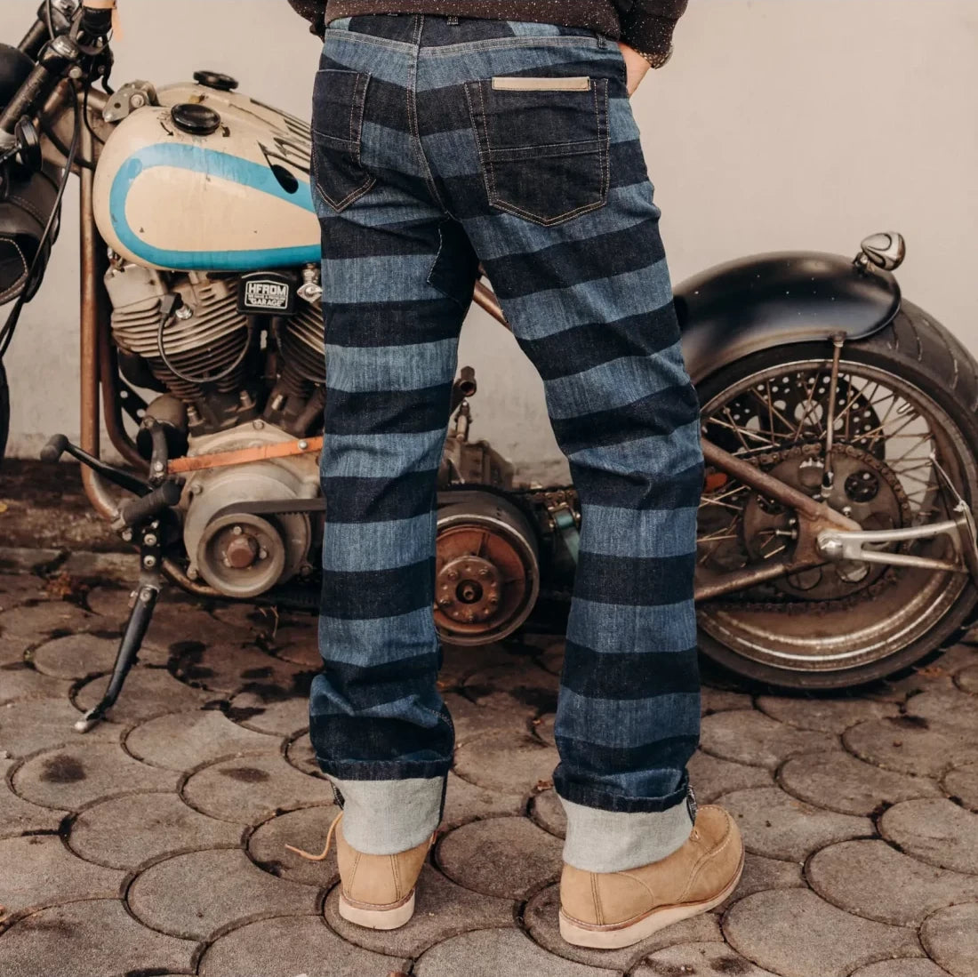 Holyfreedom Kuckle Navy Jeans