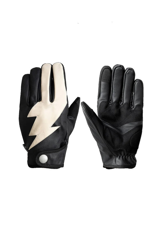 Fogy Garage Lightning Gloves - Black/White