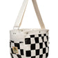 Fogy Garage Newsboy Crossbody Bag - Checkered