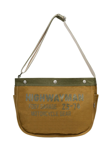 Fogy Garage Newsboy Crossbody Bag - Wild