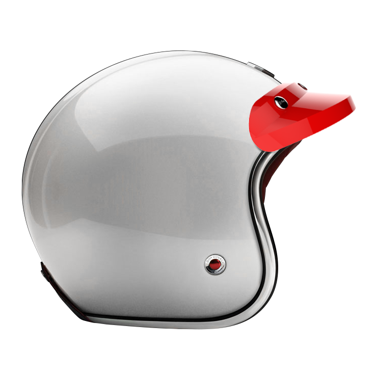 Ruby Helmet Peak Visor - Racing Red