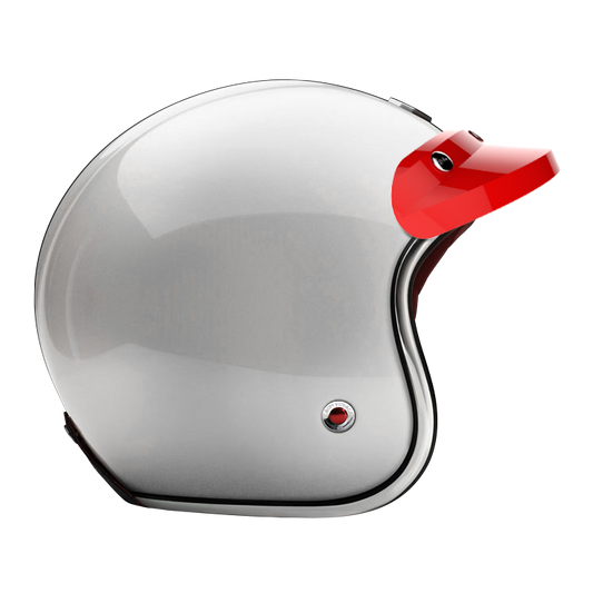 Ruby Helmet Peak Visor - Racing Red