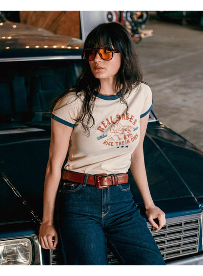 Wildust Sisters Ringer T-Shirt - Real Babes