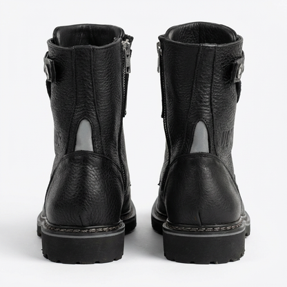 Umberto Luce Rooney Mens Moto Boots - Black