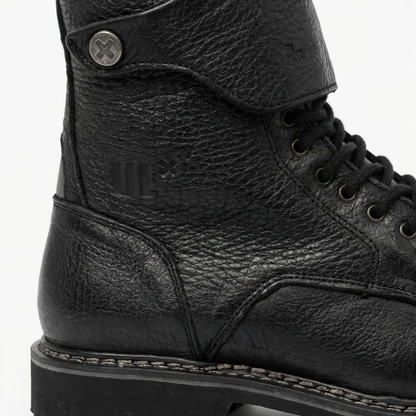 Umberto Luce Rooney Mens Moto Boots - Black