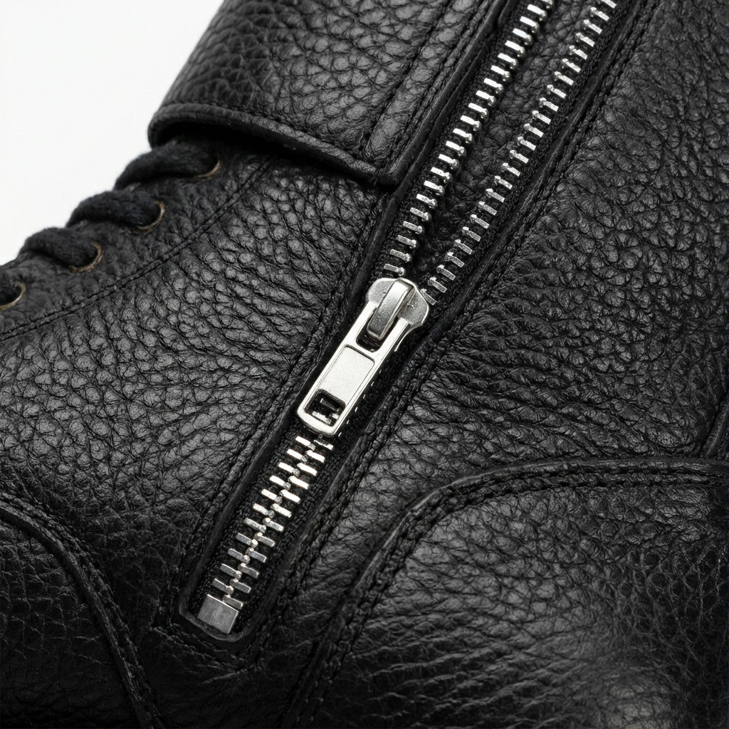 Umberto Luce Rooney Mens Moto Boots - Black
