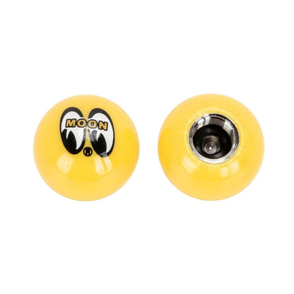 Mooneyes Yellow Moon Air Valve Caps