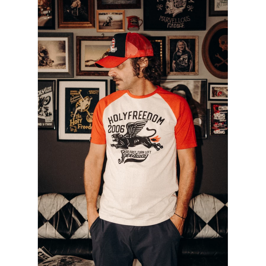 Holyfreedom Fart Flame T-shirt - Red/White