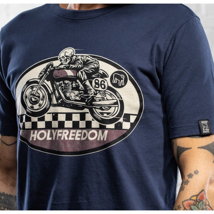 Holyfreedom Ghost Rider T-shirt - Blue