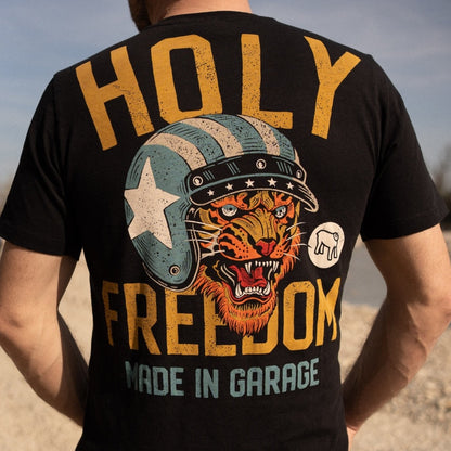Holyfreedom Tiger T-shirt - Black