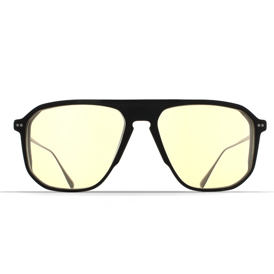 Brett Tony Sunglasses - Black/Silver