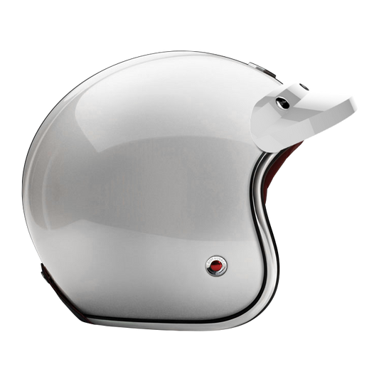 Ruby Helmet Peak Visor - Glossy White