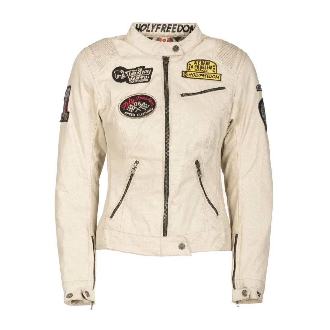 Holyfreedom Women's Waxed Jacket - Off White