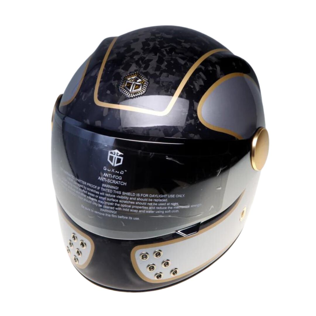 X-Guang Full Face Helmet - Fractal Carbon Lunar