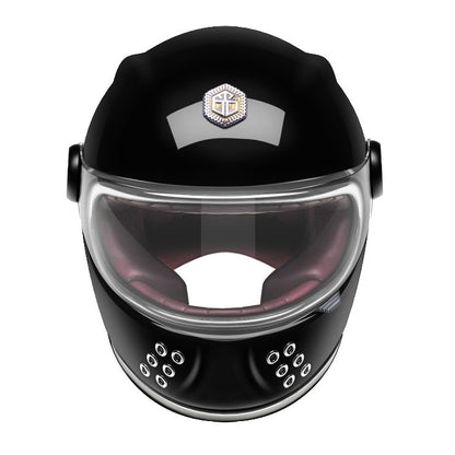 X-Guang Full Face Helmet - Hematite Glossy