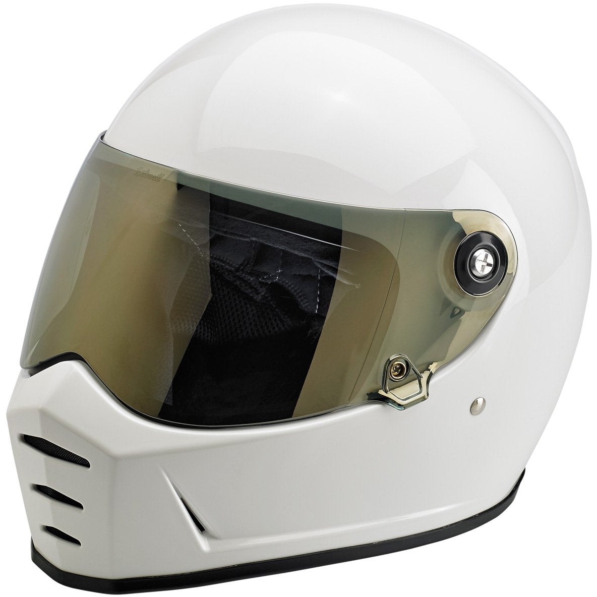 Biltwell Lane Splitter Gen 2 Face Shield - Gold Mirror