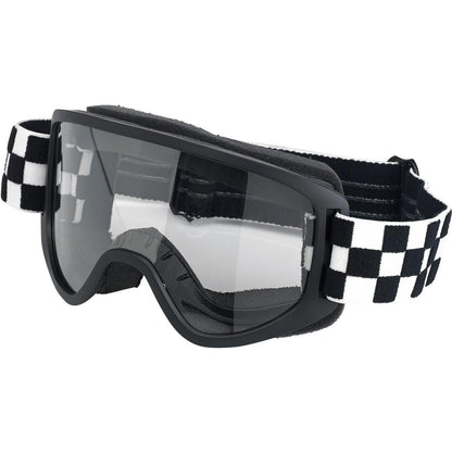 Biltwell Moto 2.0 Goggles - Checkers Black/White