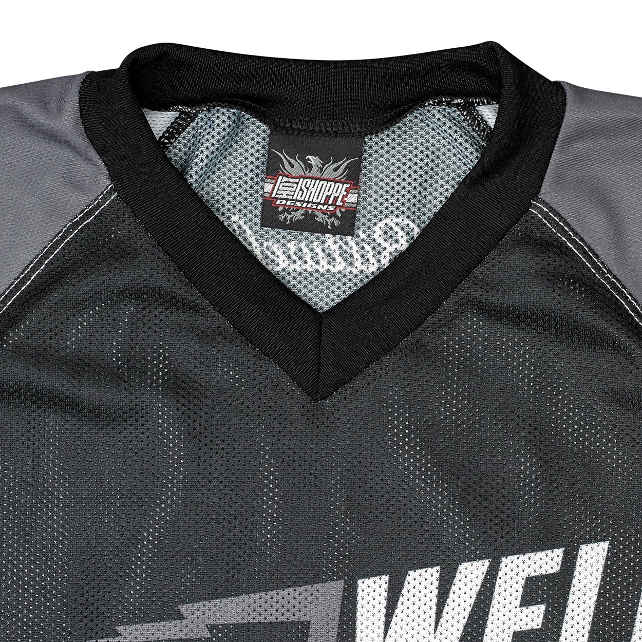 Biltwell Bolts Moto Jersey - Black/Grey