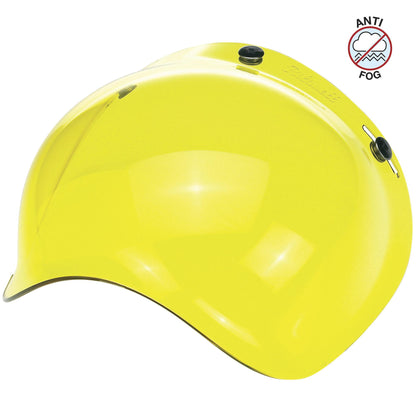 Biltwell Anti-Fog Bubble Shield - Yellow
