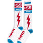 Maria Racing Company Socks - Red Lightning