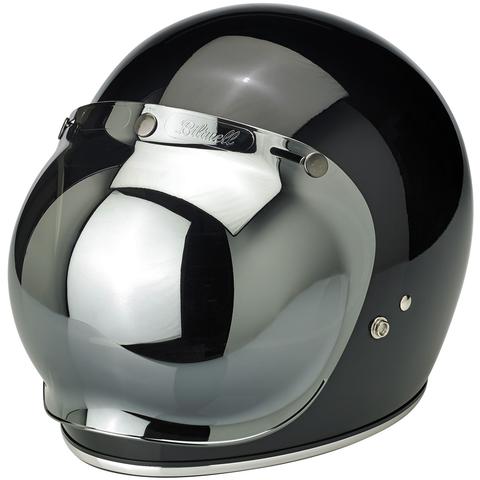 Biltwell Anti-Fog Bubble Shield - Chrome Mirror