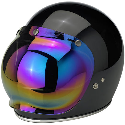 Biltwell Anti-Fog Bubble Shield - Rainbow Mirror