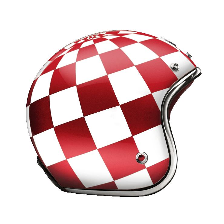 Ruby Pavilion Open Face Helmet - Monaco