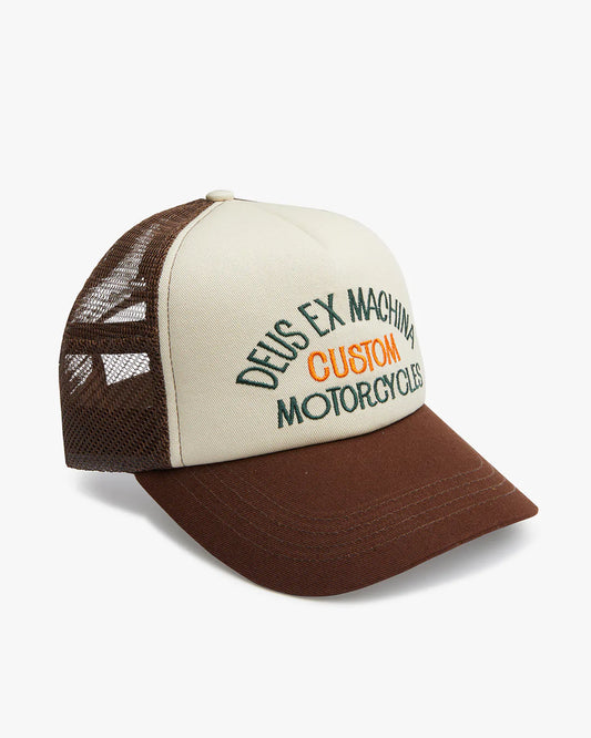 Deus Canyons Trucker Cap - Brown Combo