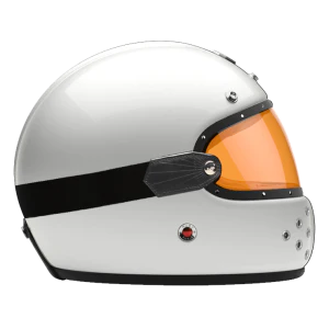 Ruby Helmet Full Face Visor - Orange