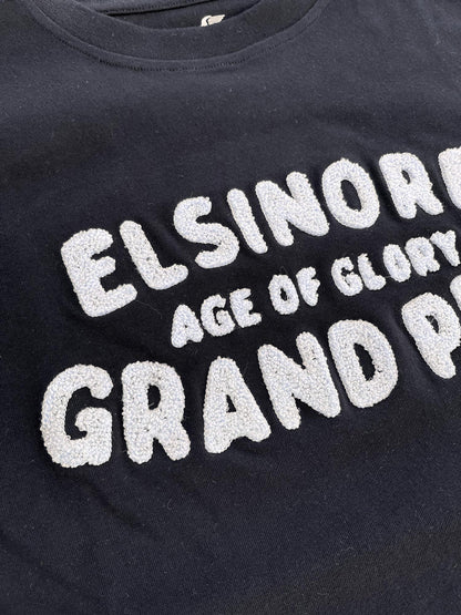 Age of Glory Elsinore LS Tee - Washed Black/Ecru